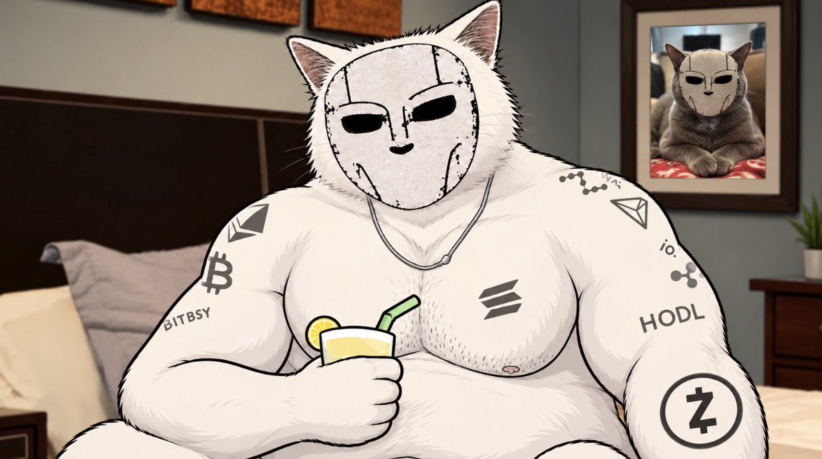 maskcatonsol's tweet photo. Boring weekend chop . Just HODL $Maskcat and earn $mask rewards and chill https://t.co/56b9A0RkdN