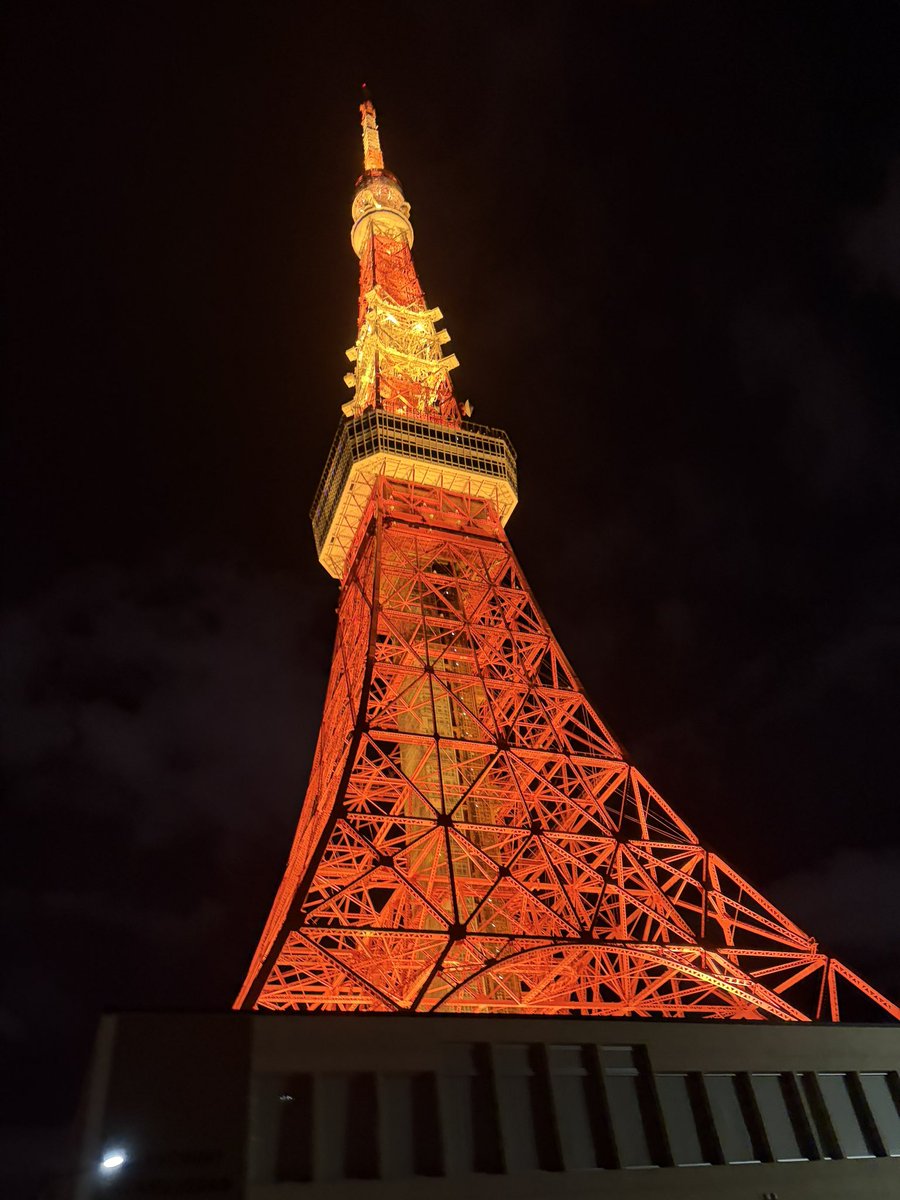 anchu_mia's tweet photo. こんな近くから東京タワー初めて見た https://t.co/etubU38sqr