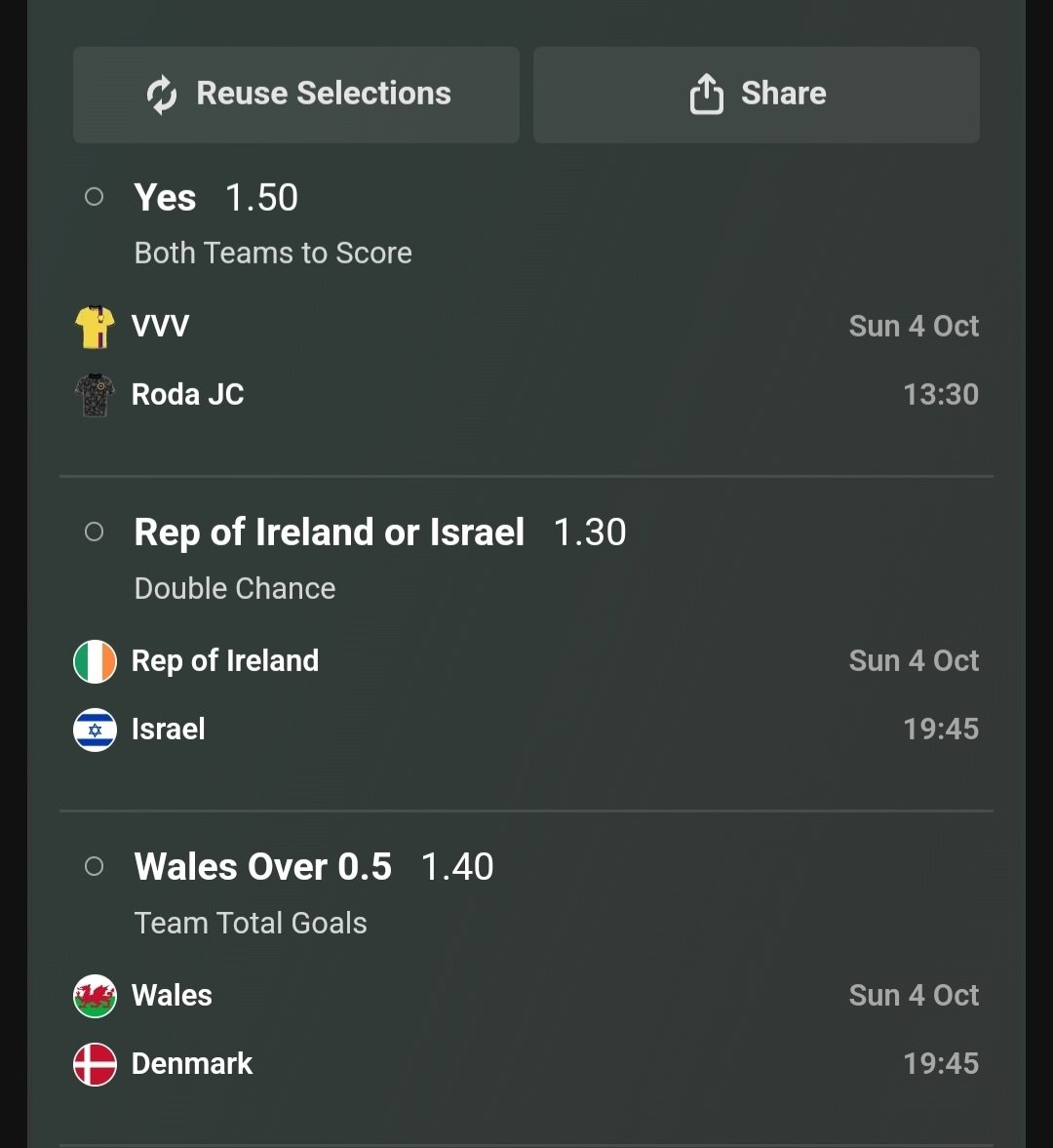 futypro's tweet photo. Smart Accumulator ✅

5 odds with smart selections 

Good Luck https://t.co/4vQPsF9g3U