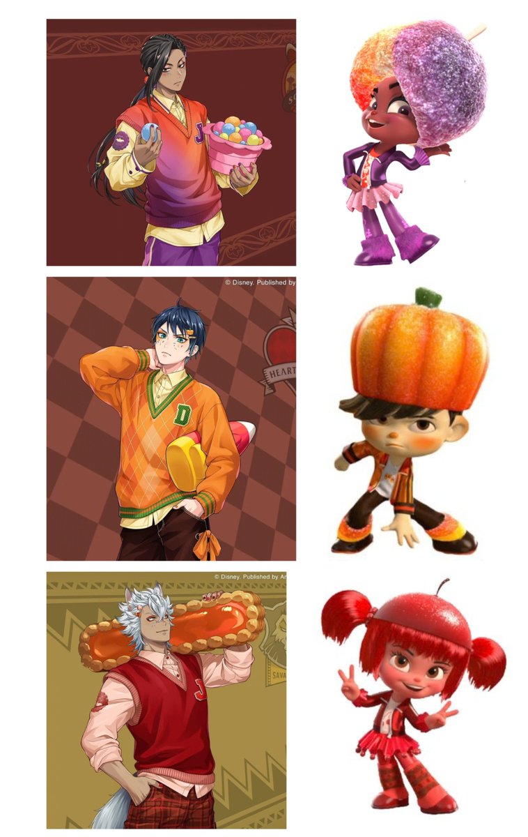 haftstellae's tweet photo. Im trying to sort each of them with each sugar rush racers but im not quite sure https://t.co/008wUiU977