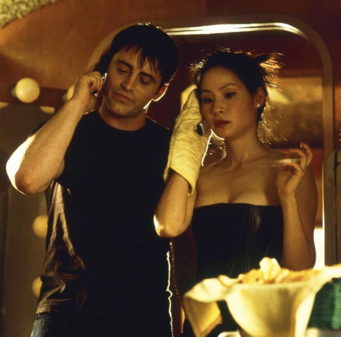 cinevow's tweet photo. Matt LeBlanc and Lucy Liu in Charlie's Angels, 2000 https://t.co/rvoKPEe44a
