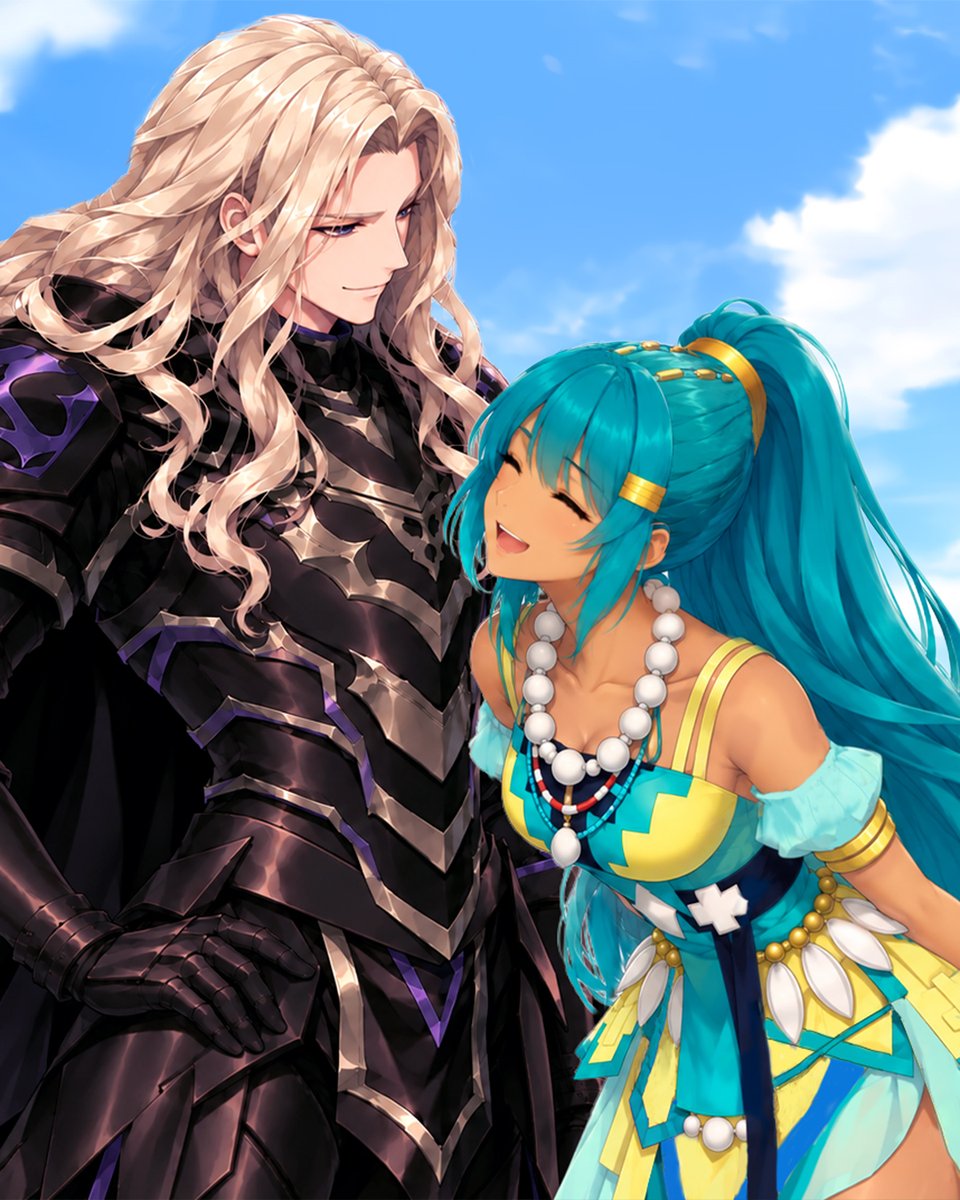 Popo80236620's tweet photo. FE万紫千紅｜ディートリヒ&amp;エスメラルダ
Fire Emblem: Fortune's Weave
Dietrich &amp; Esmeralda
#FE万紫千紅 #fefw #fireemblemfortunesweave https://t.co/eYv5I64Ogo