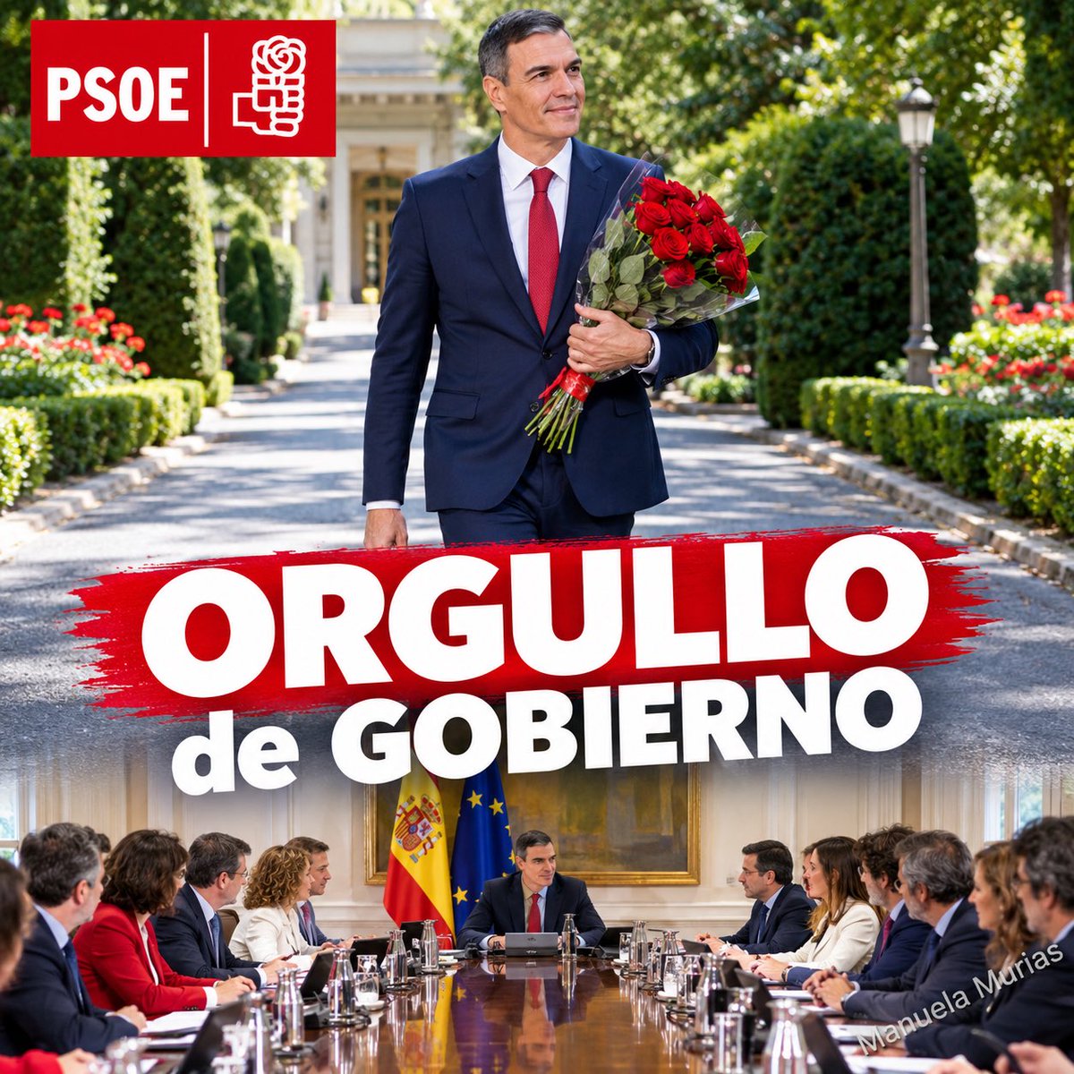 GanaElPSOE's tweet photo. 🌹🌹🌹🌹🌹🌹 https://t.co/wqBuArBpG0