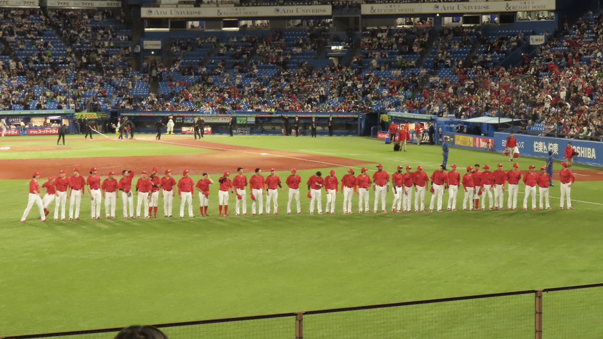 redscarpy's tweet photo. 今シーズン最終参戦でこいほー！
スワローズ様、今シーズンも対戦ありがとうございました！！ https://t.co/XdKzcnBZ38