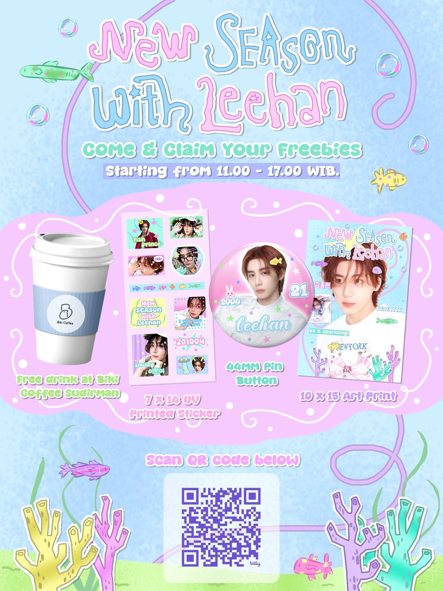 itsleehan's tweet photo. New SEAsons with Leehan 🫧🩵
Leehan Birthday LED Ads Project

👀📍LED Outdoor Kendal, MRT Dukuh Atas
♡17th October 2026

ଳ ‧₊˚ 06.00-24.00 WIB

Scan qr code below &amp; let's celebrate Leehan's day together !!🐠💓

#NewSEAsonWithLeehan #HappyLeehanDay
#이한 #BOYNEXTDOOR https://t.co/JQVGkxGrxL