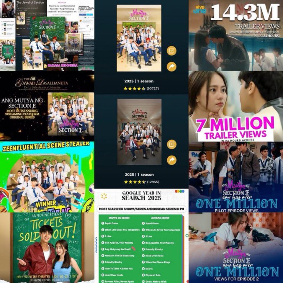 solsarchive's tweet photo. speak your unsolicited opinions, go, but calling amnse as flop when its achievements are literally THE blueprint is peak comedy.

amnse is the game changer of viva one with million of views, 100k ratings, nft, araneta, global recognition, winning  awards etc. flop in what sense? https://t.co/aI3VM10OLn
