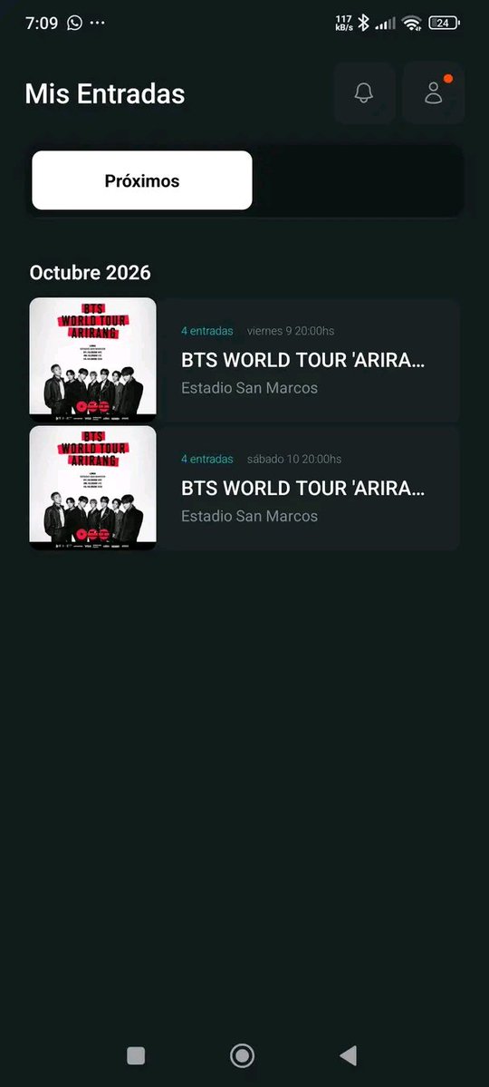 kimduht's tweet photo. 💜 *ENTRADA PARA BTS A LA VENTA - LIMA* 💜 Hola, ARMYs 😭: Por motivos personales no podré asistir, así que vendo mi entrada: 🎫 Fecha: 9 📍y 10 de octubre. Precio: S/. 1100. Por favor, envíenme un mensaje privado 💜 https://t.co/ytf1OMv3RU