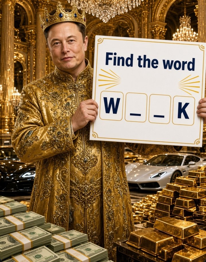 awan_12349110's tweet photo. Find the Word! W _ _ K — Can you complete it? 🔥

    $4,200 prize — Go! https://t.co/Nel3nqXRcw