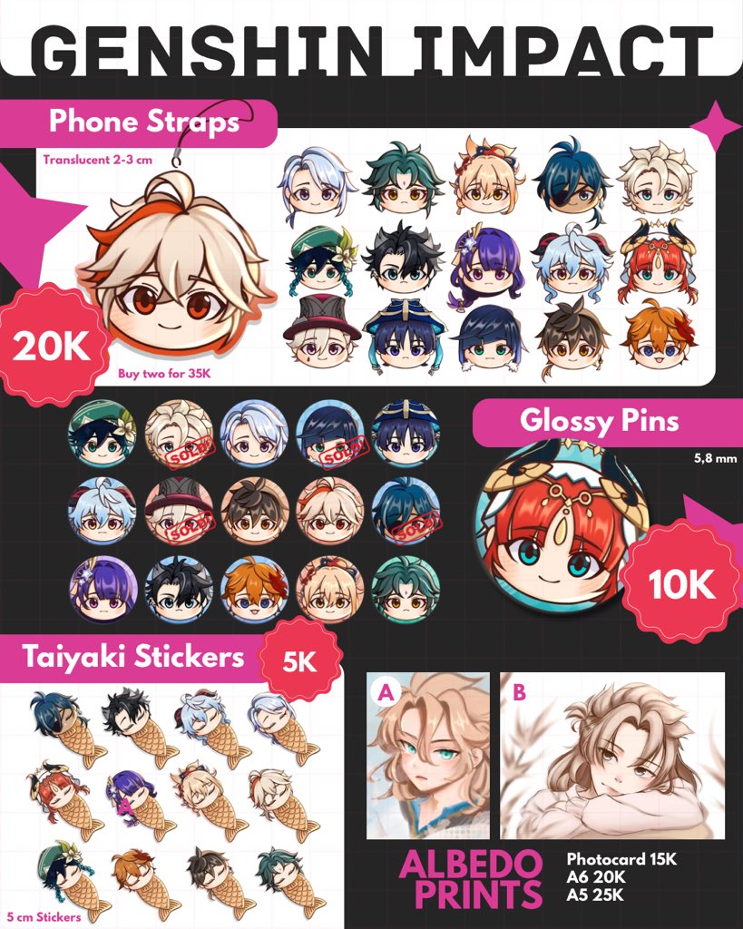 kaicrisps's tweet photo. [❤️&amp;🔁 appreciated]

Haii~ Kai’s Catalog for #CF23 is here! 🍎🖌️

🗓️ O4 Oct - 14 Oct 2026
📍 ICE BSD H-54
📦 Pick Up Both Days &amp; Mail available
🍔 Genshin, JJK, Haikyuu!, Heartopia, Frieren, PDVV, KNY, etc.

🔗 https://t.co/grtPwzTjM7

#cf23catalogue #comifuro23catalogue https://t.co/IKIyzdRZC5