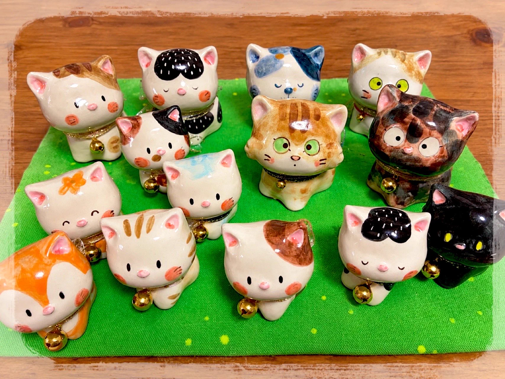 手作り額付き作品　title「はるうららニャンコ」 うらら🍒と ぽってりぱるぱるず☕️ on X: 