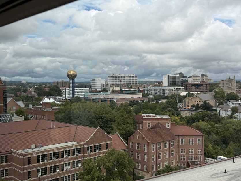 SHSUPresWhite's tweet photo. Thrilling weekend at my alma mater @utknoxville. Great to see dear friend senior VC/VP of the UT Institute of Ag @KC4UTIA, hear &amp; see the fabulous marching band, &amp; get the FB win. Thanks, again, @UTCCI Dean @josephmazer for hosting. Thanks to UT for a transformative education. https://t.co/Wd9GVkzPhc