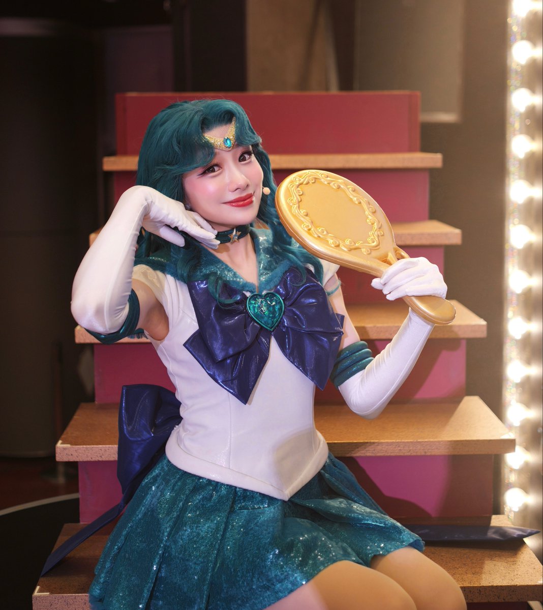 misaki_aoki_'s tweet photo. #美少女戦士セーラームーン
今週は特別な公演週でした。
みんなの絆や愛を特に感じられました。

皆様からの温かいお気持ちもしっかりと受け取っています🥹💚ᩚ本当にありがとうございます！

また再来週お会いしましょう😉🪞

#prettyguardiansailormoonshiningtheater 
#シャイニングシアター https://t.co/dTBwa6PJkv