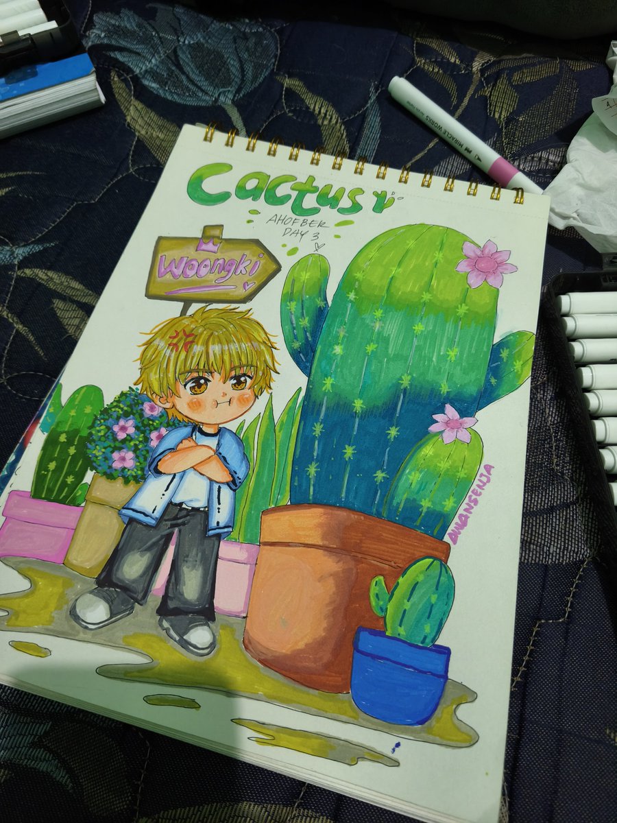 Awansenja2906's tweet photo. 🌵 AHOFBER Day 3 — Cactus 🌵
Small but fierce! 💚
Say hi to our cute little cactus, 웅기 🌵✨

#AHOF #아홉 #WOONGKI  #AHOFBER https://t.co/INIw7SzX8n