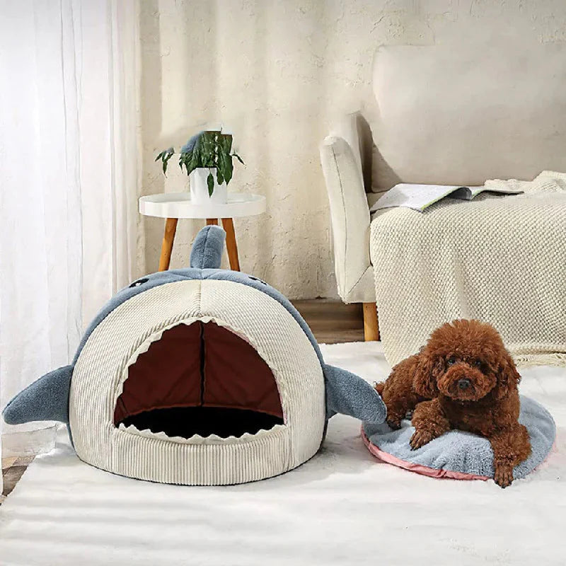 samclint5's tweet photo. Treat your pet to cozy naps in our Luxury Plush Shark Pet Bed โ ultra-soft, cave-like comfort theyโll love. Perfect for restful cuddles and a secure hideaway. $43.61 #PetBed #PetLovers Tap the link in bio. https://t.co/h2QuUyfcOz
