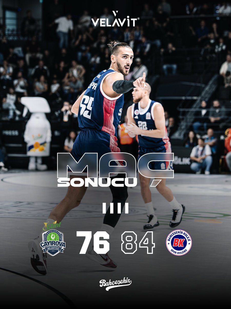 BKBasketbol's tweet photo. 💪 Deplasmandan Galibiyetle Dönüyoruz! 

Türkiye Sigorta Basketbol Süper Ligi | 2. Hafta |
🏀 @velavit_turkiye ile Maç Sonucu: Glint Çayırova Belediyesi 76 – 84 Bahçeşehir Koleji

• Trevion Williams: 20 sayı, 15 ribaund, 2 asist, 1 top çalma
• Malachi Flynn: 14 sayı, 3 ribaund, 5 asist, 1 blok
• Tyler Cavanaugh: 13 sayı, 1 ribaund, 1 asist
• ⁠Kenan Sipahi: 12 sayı, 1 ribaund, 4 asist
• ⁠Marcquise Reed: 7 sayı, 1 asist

❤️💙 #LightTheFire | @basketsuperligi