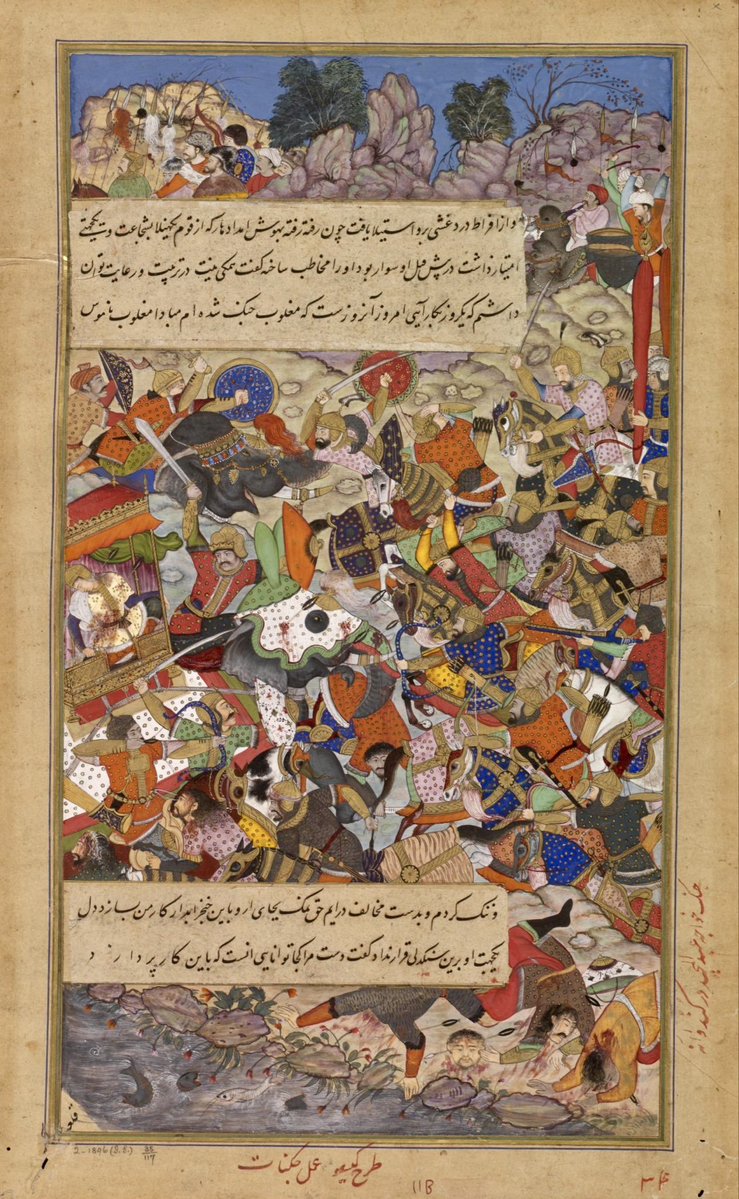 rishibagree's tweet photo. “It is better to die than to live wishing you were dead.”

In her final battle against the Mughals in 1564, Rani Durgavati was struck by an arrow. She pulled it from her neck and fought on. This account comes from the Akbarnama, stolen from India & held at the V&A Museum in London. 
We need to recover our real heroes. The British and the Congress not only looted our wealth; they also stripped us of our history. Imagine if we had been taught about Rani Durgavati, who chose death over surrender and fought for dharma until her last breath. 
Would Hindus have laid down their arms? 
She was erased for a reason. 
A warrior like her does not fit the script of submission.