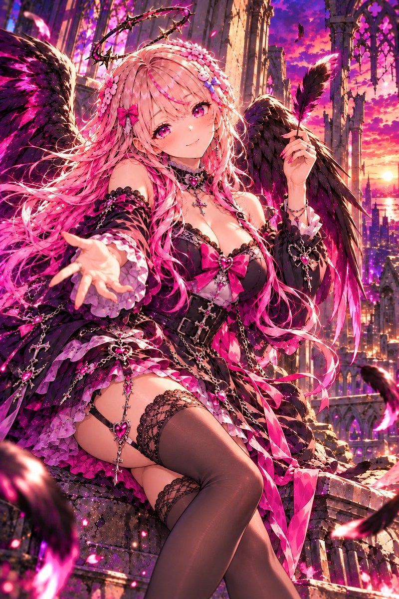 mormogtarou's tweet photo. 天使の日っぽいので….🪽

「堕ちたんじゃないよ。あなたに会うため、翼を黒くしただけ。」

#AIイラスト https://t.co/NgeYaZpy7v