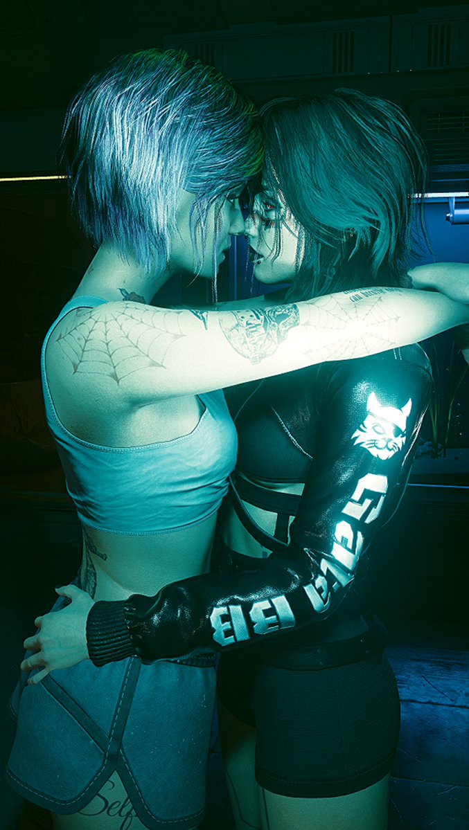 veariax's tweet photo. judy: What did it mean, like, to u? 

#cyberpunk2077 #cyberpunk2077V #cyberpunk2077photomode #valeriecyberpunk2077 #cyberpunk2077judy https://t.co/zaG3HMqxb0