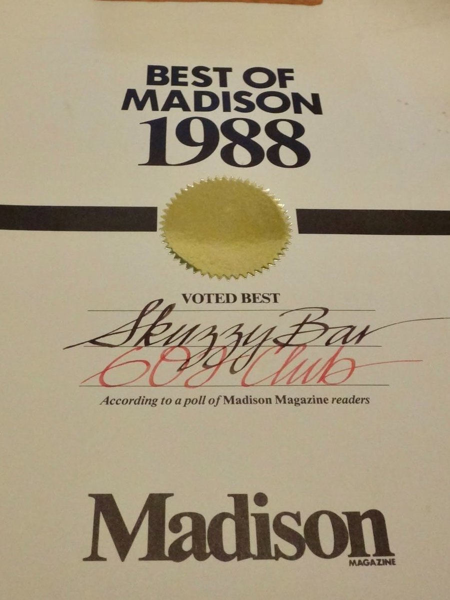 602Shaffer's tweet photo. One of my proudest family objects... #602Club #Madison #MadisonWI #SkuzzyBar https://t.co/M1NvUmWsjX