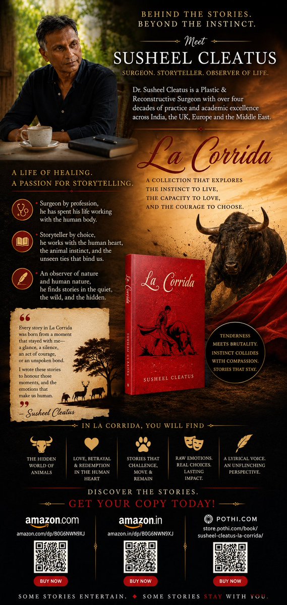 susheelcleatus's tweet photo. #Spanishbullfighting #flamenco #Lyricalanimalfiction #terrorism #crimethriller #enemywithin https://t.co/Lz9qOc1uKl