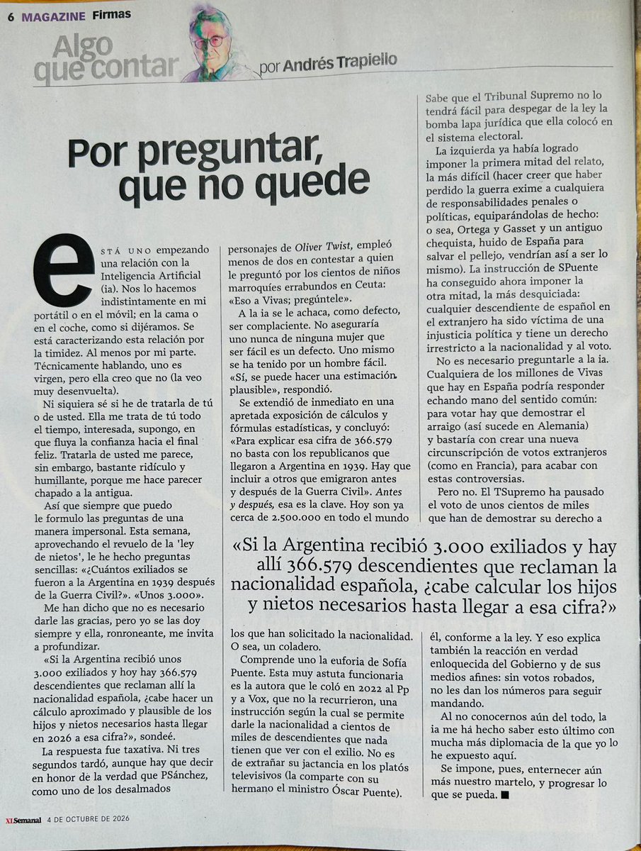 MiriamMorenoAgu's tweet photo. @TrapielloAndres @XLSemanal @abc_es https://t.co/cGcXmysh8U