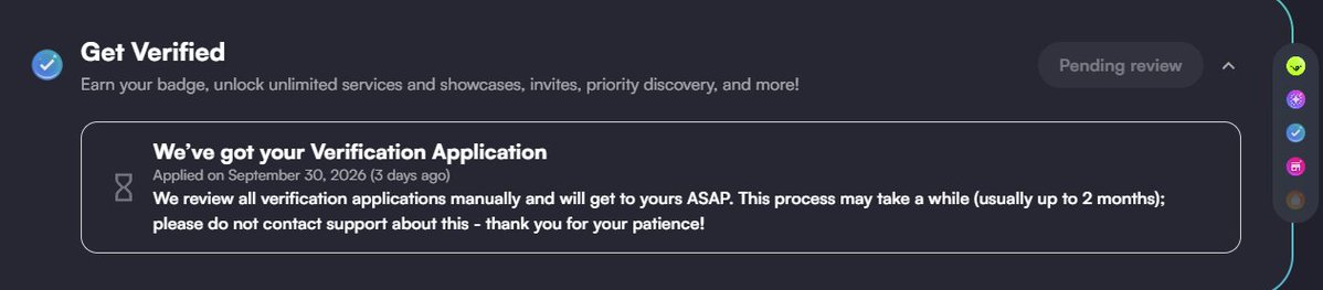 MeissArt's tweet photo. Hi everyone! Thanks to your commissions, I was able to apply for VGen verification! 🥹🧡 Thank you so much for trusting me!

Now we just have to wait—fingers crossed! 🤞✨

I’ll also be posting the YCHs I owe this week, so stay tuned! 🎃💕 https://t.co/ADuawWOXaX