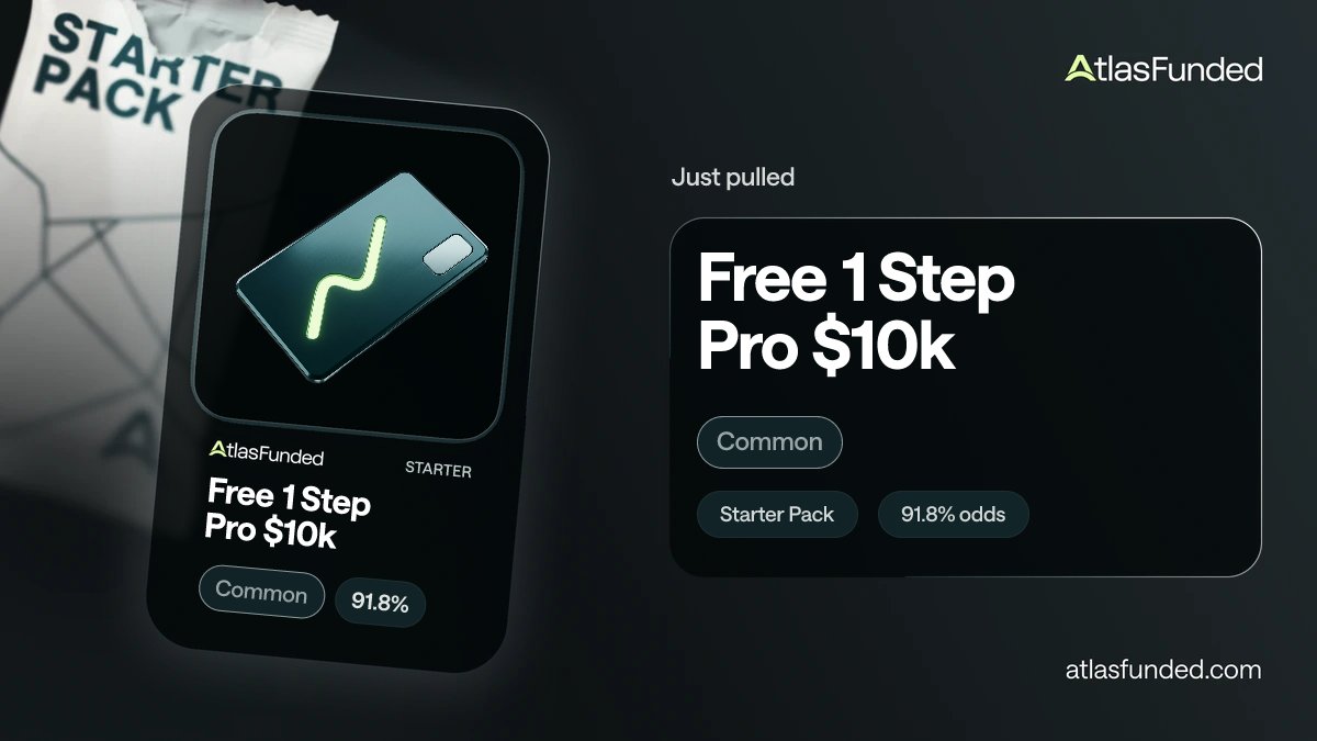 muhammadali0989's tweet photo. Just pulled Free 1 Step Pro $10k (Common) from an Atlas Funded Starter Pack
@all @atlasfunded @PipsCabal @funded https://t.co/HMEJIknouC