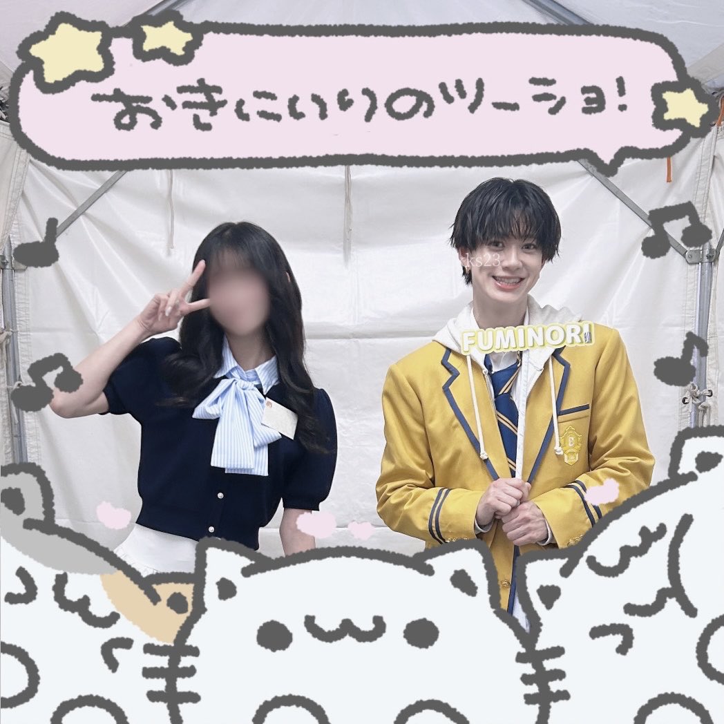 _kks23's tweet photo. 載せてなかったふみ先輩とのツーショ💛 https://t.co/qaUI4HaGW1
