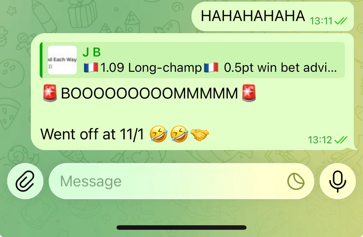 DancingTipster's tweet photo. What a start to the day 🔥🇫🇷

Amusingly advised at 8/1 wins at 11/1 😂🫶🏼

How aren’t you in my free group yet lol 🤷🏼‍♂️ https://t.co/jY8Zmgp2V8
