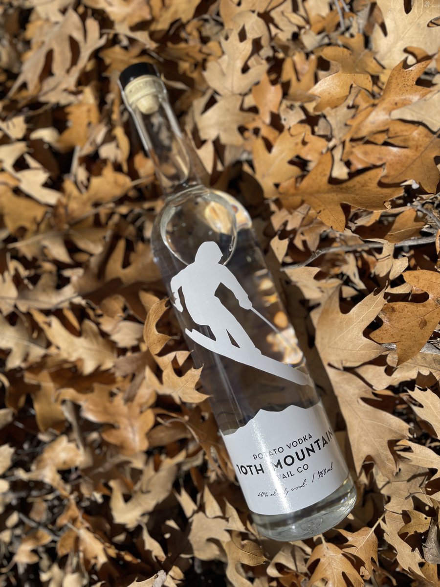 10thmtnwhiskey's tweet photo. Don’t sleep on our Potato Vodka during fall, it’s crisp and clean just like the air. #10thmtnvodka #alsofall #10thmtnwhiskey https://t.co/kA5hbtkM45
