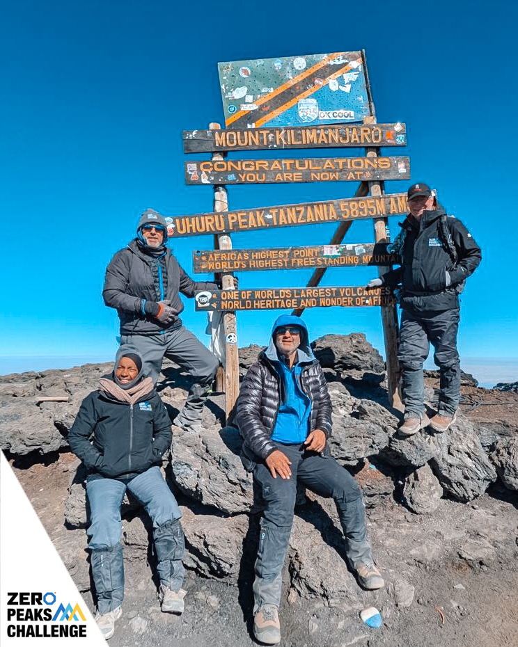 ZEROCancer's tweet photo. ZERO Peaks Challenge: Kilimanjaro 2026 UPDATE!

All four climbers pushed through the altitude, the long days, and the challenging terrain, and made it to the summit of Mount Kilimanjaro. We are so proud of them!

And if their story is inspiring you to take on your own challenge, the next adventure is waiting. Join us for the ZERO Peaks Challenge: Everest Base Camp, April 15–May 1, 2027: https://t.co/keRhbPz8XN

#ZEROProstateCancer #ZEROPeaksChallenge #Kilimanjaro