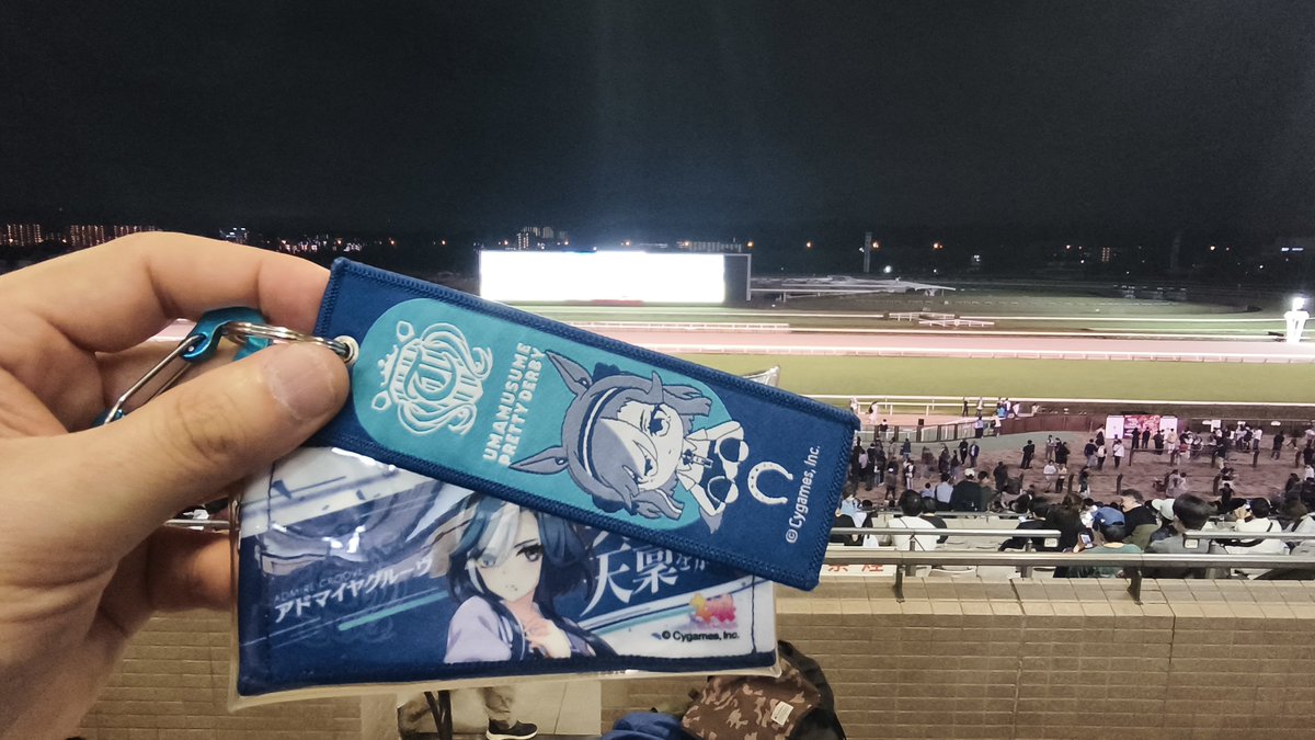 ucchikomachi's tweet photo. 夜の東京競馬場で凱旋門賞パブリックビューイング🏅 https://t.co/6xb8kzPtXE