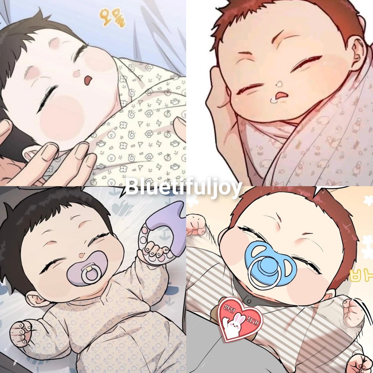 bluetifuljoy's tweet photo. Baby Gyuyoung and baby Gyuchan 🥰🎀👶🏻 https://t.co/ZvnNmKo2tz