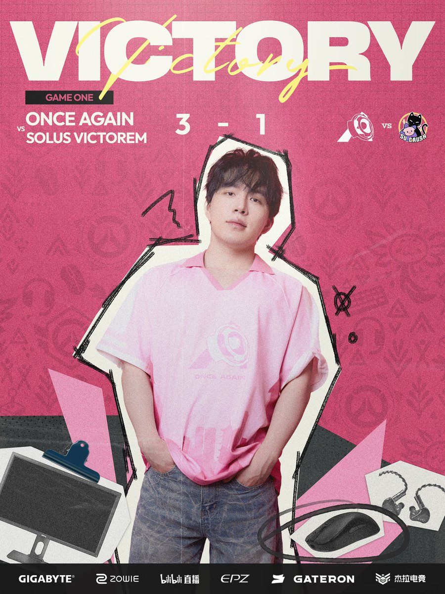 OnceAgainOW's tweet photo. Not the clean sweep we wanted, but we get it done. 

We win 3-1 against SV.Crush! https://t.co/8H4BX4cHed