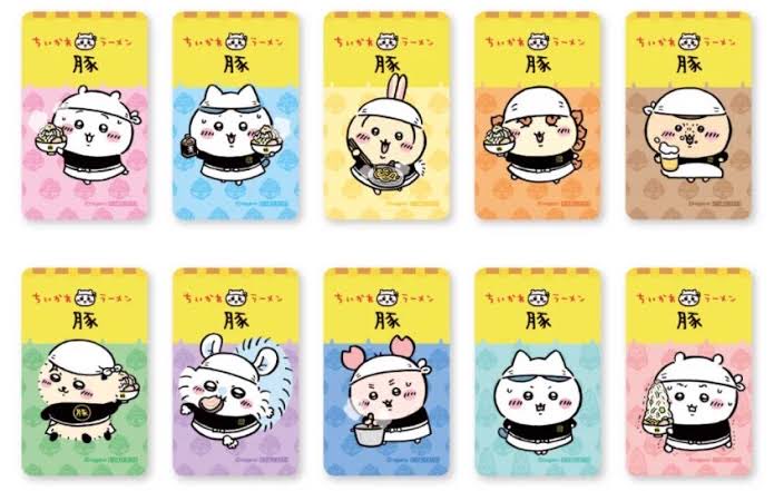 ff_torihiki's tweet photo. 【交換】 ちいかわ ちいかわラーメン豚 ドリンク特典 クリアカード シール カード

[譲] くりまんじゅう　ハチワレ

[求] うさぎ　シーサー https://t.co/0twW4dPj8c