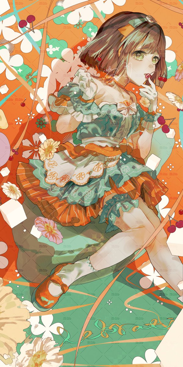 rafu_Ag's tweet photo. スリーズブーケ🧡💐🍒🌸🩵 https://t.co/3Lx4jkL8If