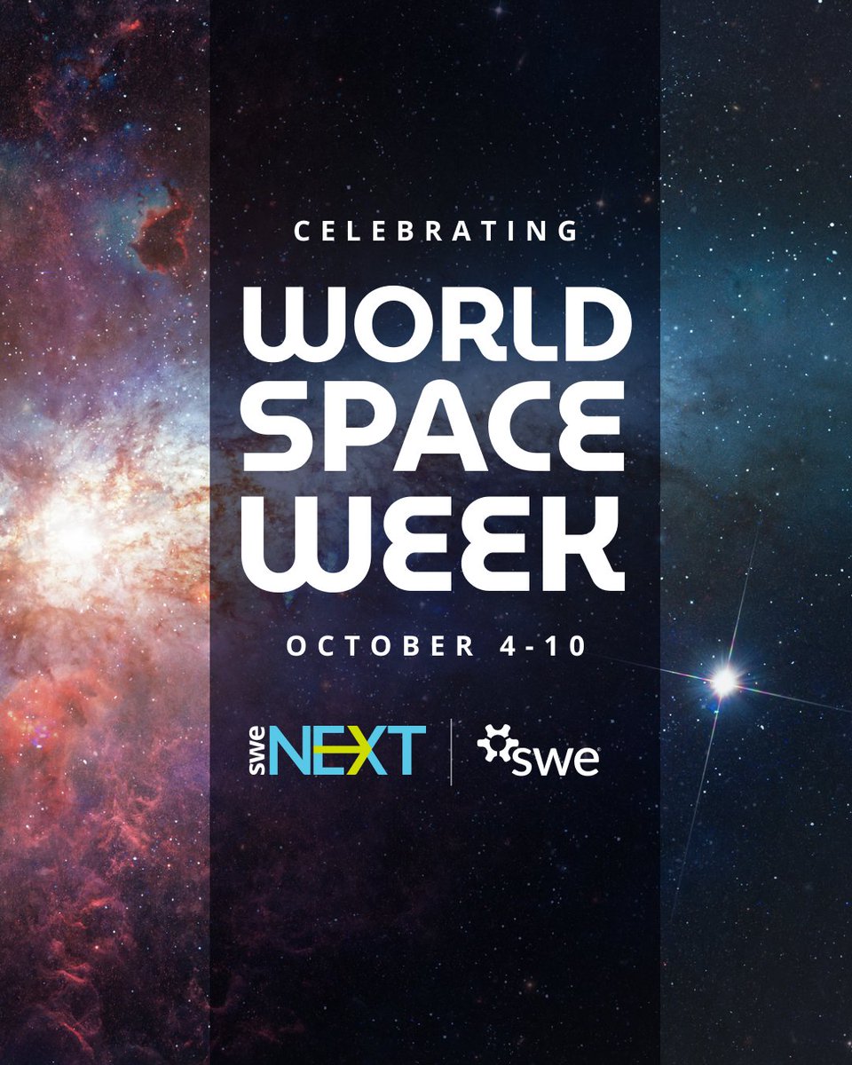 SWENext's tweet photo. The universe is full of things we haven’t discovered yet. 🌌

This #WorldSpaceWeek, keep looking up, asking questions and imagining what’s possible. There’s still so much out there waiting for future engineers, scientists and space explorers to discover! 🚀✨

#SWENext #STEM https://t.co/V0KRnL5ubI