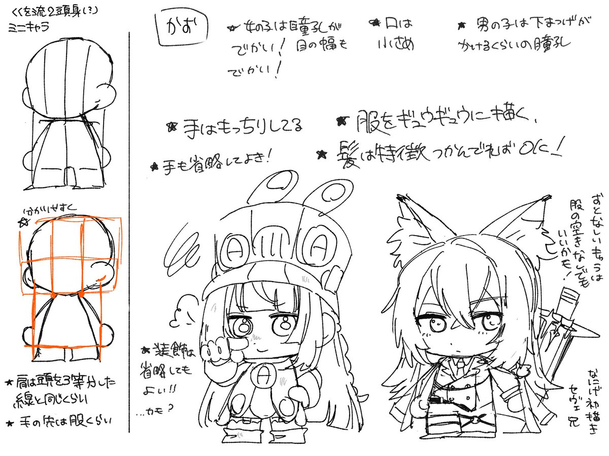 kukuwodesu's tweet photo. ミニキャラ描くのバリ楽しい‼️‼️‼️ https://t.co/W0GOynIMsZ