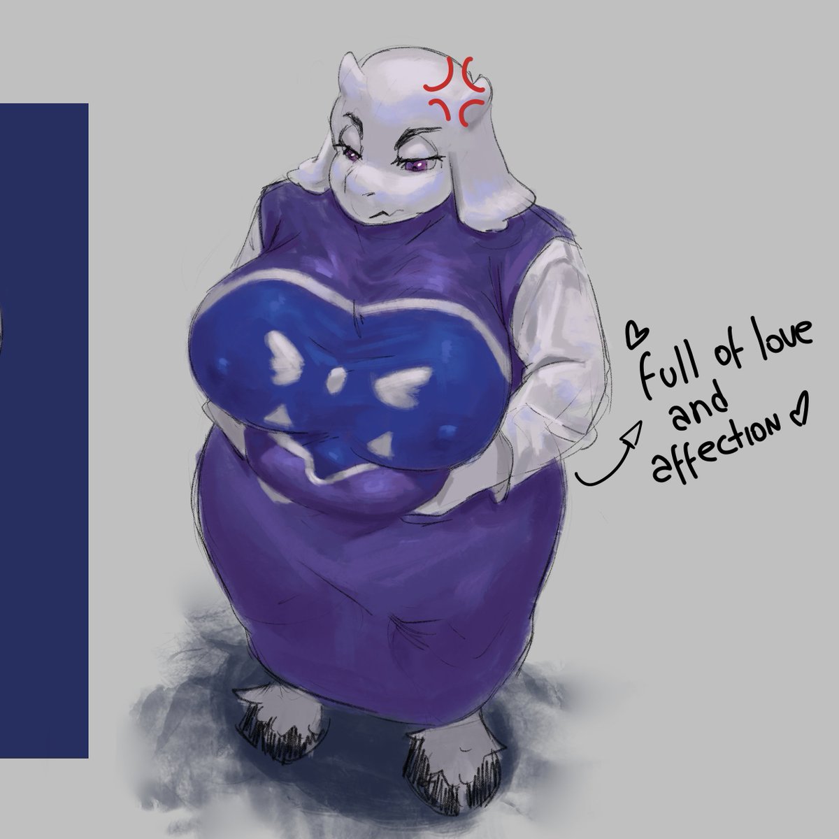 tocopepo's tweet photo. What do you think about Toriel? https://t.co/50kXvye7Gv