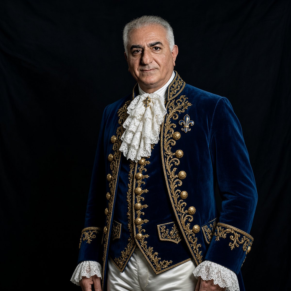 thatdayin1992's tweet photo. BREAKING: Prince Reza Pahlavi says he is ready to lead the transitional government of France as his excellency says protesters have taken control of major cities under his command and the Macron regime is going to collapse any second now. https://t.co/5KVqf6wrYh