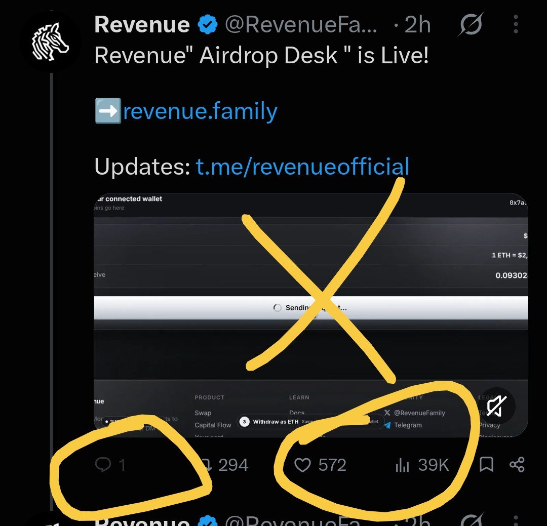 Hamza9pax's tweet photo. So the ⚠️ scam done by @RevenueFamily nicely runing a free💸 airdrop campaign getting amazing reach + followers unlock new earning opportunities with that followers &amp; reach easily 

But who is the actual fool 🤡

𝗖𝗼𝗺𝗺𝘂𝗻𝗶𝘁𝘆 as always fool 
Even big kol &amp; influencer too 🤦 https://t.co/MPqqefecB1