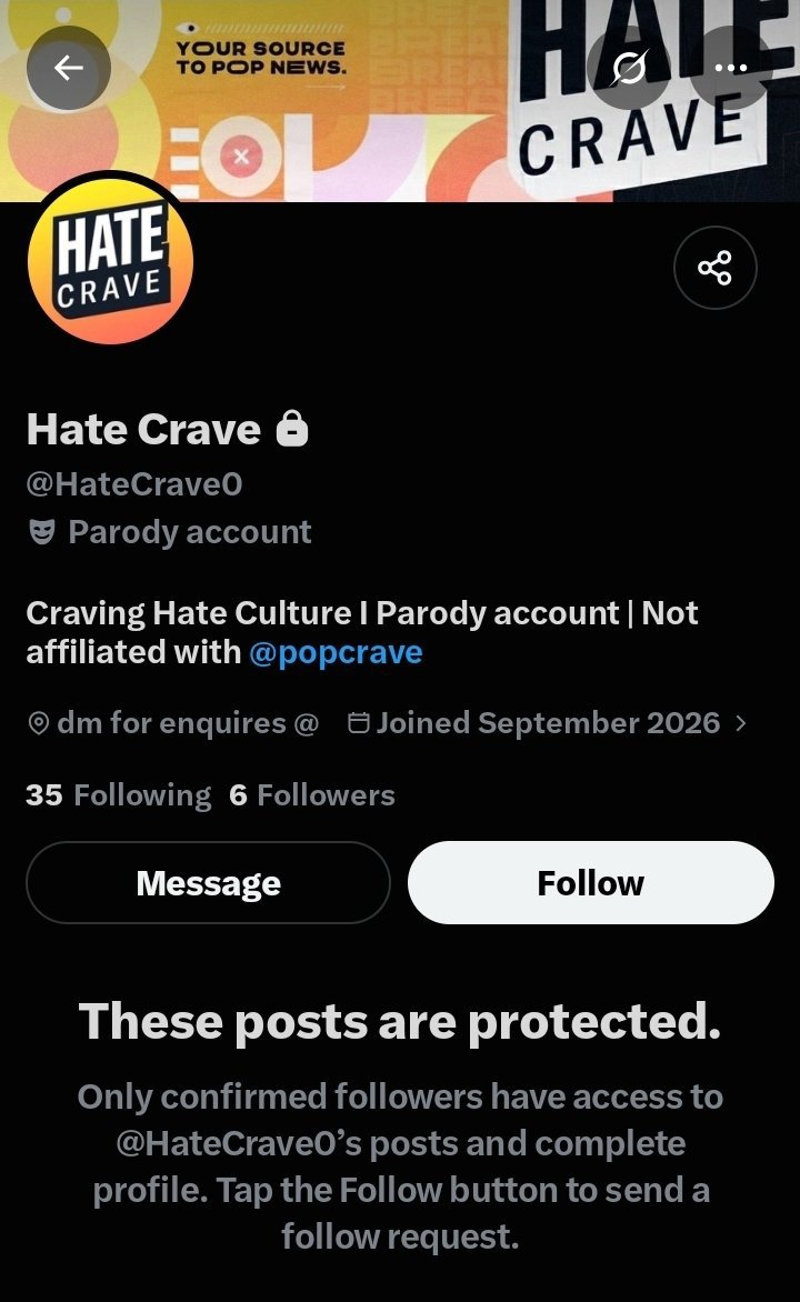 HateCrave's tweet photo. Also this account isn't me. I never opened a new one. https://t.co/jerWxbIhCG