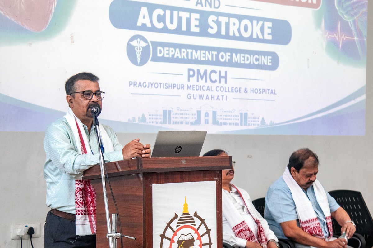 mediapmch's tweet photo. 🩺 PMCH held a CME on 3 Oct, 2026 on acute myocardial infarction &amp; stroke management. Experts from GMCH discussed emergency care, while an integrated approach and proposed online referral system between PMCH &amp; GMCH were deliberated.

#PMCH #CME #PatientCare https://t.co/0n7qoioXiz