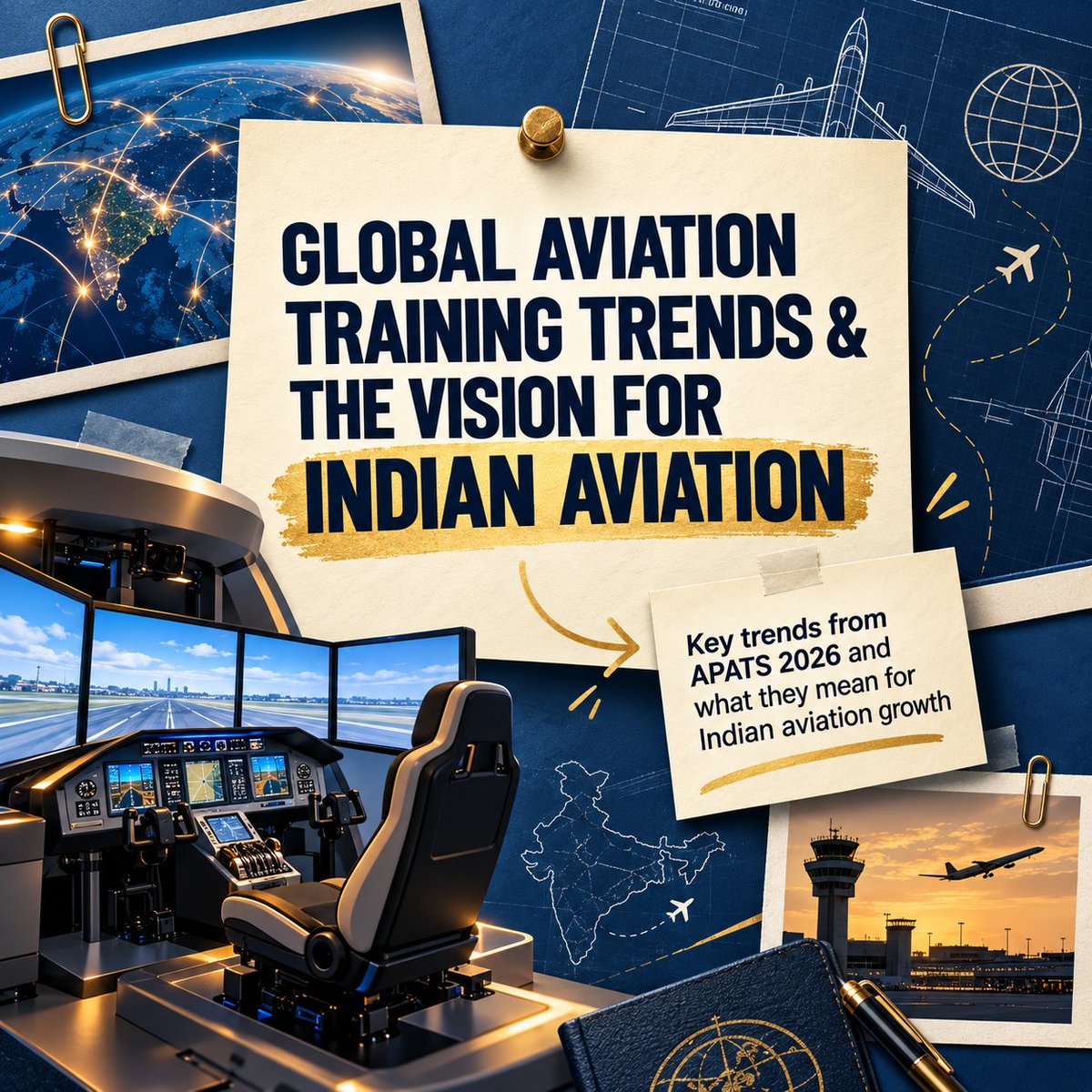 topcrewaviation's tweet photo. Global Aviation Training Trends 2026 ✈️ | The Future of Indian Aviation | Top Crew Aviation
For Indian aviation, the next opportunity is to scale FTOs, build stronger training technology, and create affordable global partnerships for students. ✈️🌍
#APATS2026 #IndianAviation https://t.co/sDBpSuSpEM