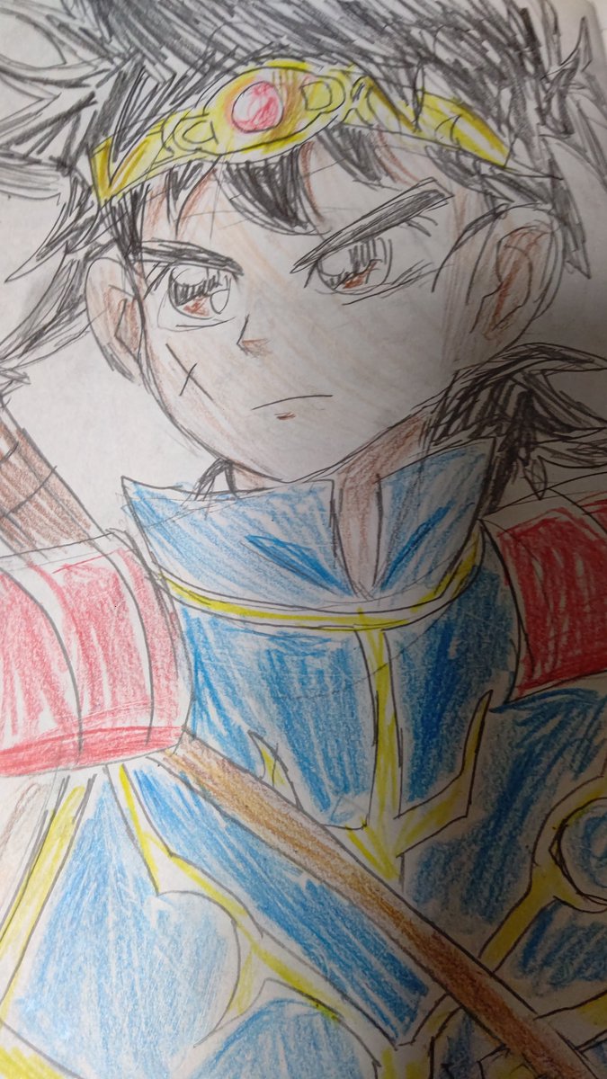 suuhallo's tweet photo. 過去絵だけどダイ大６周年おめでとう！( 〃▽〃)
#ダイの大冒険 https://t.co/NpAWtnChbJ