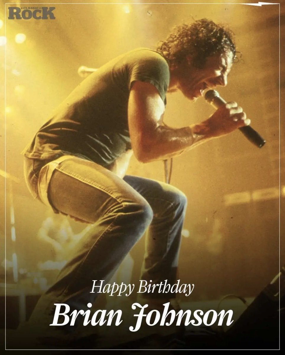evoy_noel's tweet photo. Happy Birthday🎂Brian Johnston
The AC/DC Legend Is Aged (79)
🥳🎊🎉  (05/10/1947)  🎉🎊🥳 https://t.co/utW3nntc8J