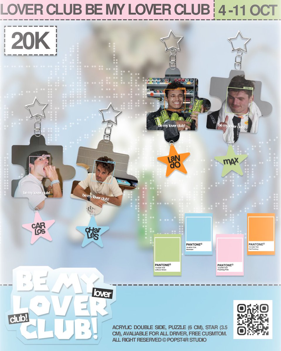 sainzllaurent's tweet photo. 🔁/❤️ are appreciated!!

BE MY LOVER CLUB! 🐈

🗓 4 - 11 October 2026
📍 Depok, Indonesia ( ww go — dm me )
🛒 Rp. 20.000 | DP Rp. 15.000

F1 Driver: https://t.co/NYLUBHV2v1
Custom: https://t.co/MRZFaiukFs

💌 First 5 buyers will get a FREE glittered pin button! https://t.co/1Hl0YUKrJ1