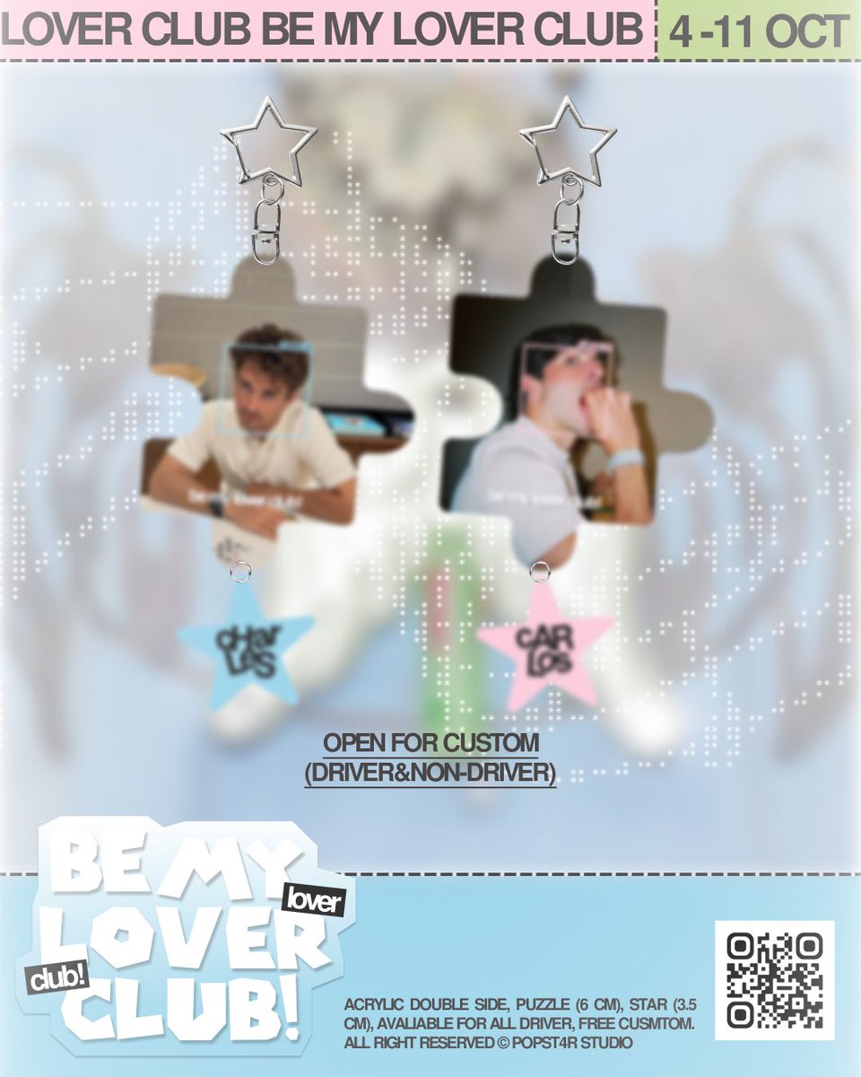 sainzllaurent's tweet photo. 🔁/❤️ are appreciated!!

BE MY LOVER CLUB! 🐈

🗓 4 - 11 October 2026
📍 Depok, Indonesia ( ww go — dm me )
🛒 Rp. 20.000 | DP Rp. 15.000

F1 Driver: https://t.co/NYLUBHV2v1
Custom: https://t.co/MRZFaiukFs

💌 First 5 buyers will get a FREE glittered pin button! https://t.co/1Hl0YUKrJ1