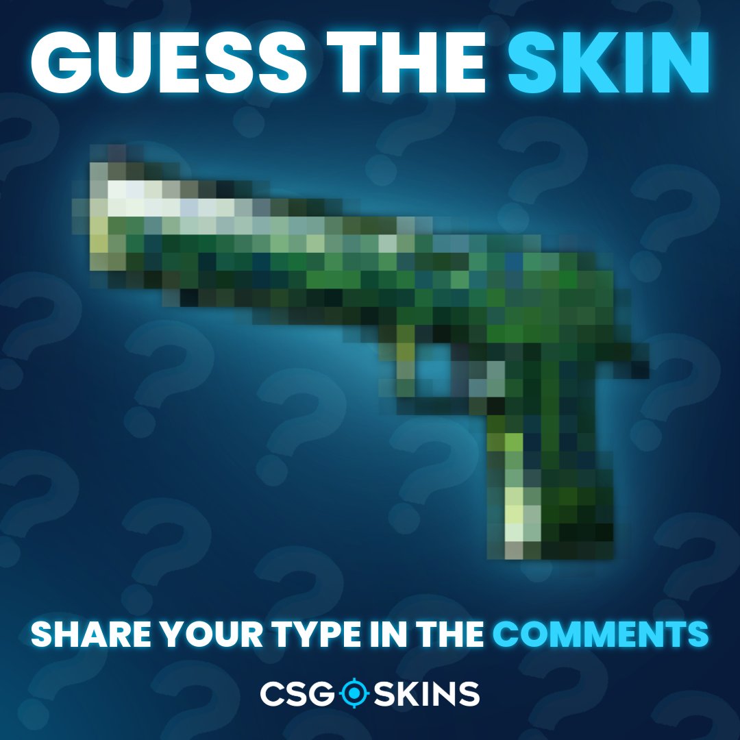 CSGOSKINS_COM's tweet photo. Do you recognize this skin? 🧐
Answer in the comments and leave a ❤ if you're a fan of it 👇 https://t.co/ulTPr2EMvn