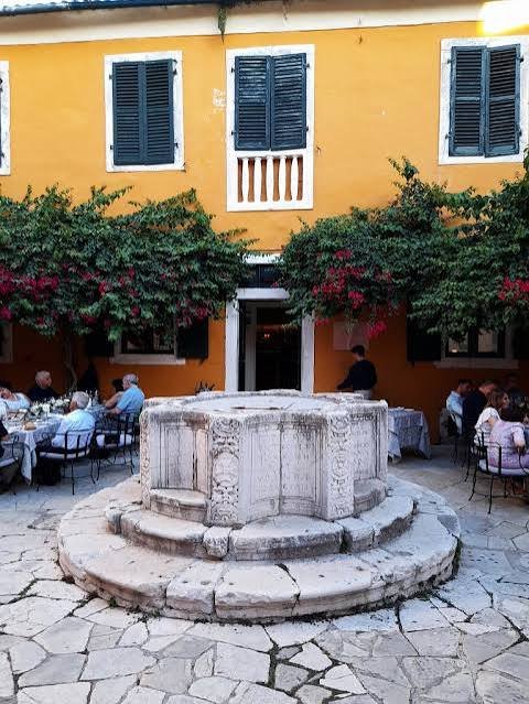 CorfuArts's tweet photo. Back from Greece and charmed that our go-to swim and coffee/beer and mezze spot, at Faliraki in Corfu Town, is so heavily used as glorious location, along with much else, in BBC's #MarbleHallMurders 💙💙💙 https://t.co/SyTSEKLxkh
